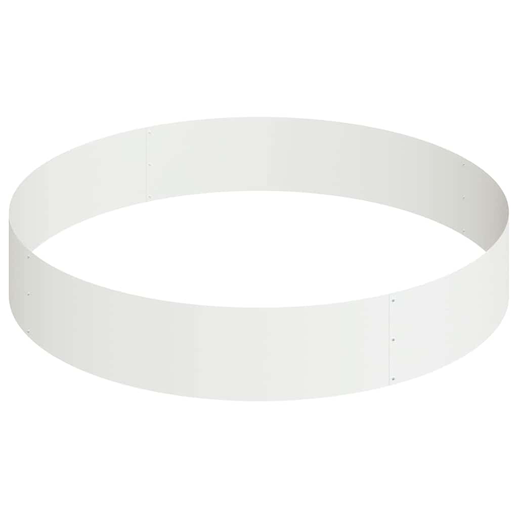 Vaso da giardino Bianco 120 x 120 x 20 cm