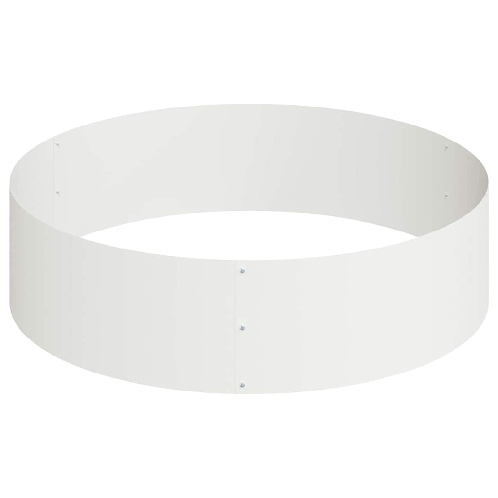 Vaso da giardino Bianco 120 x 120 x 20 cm