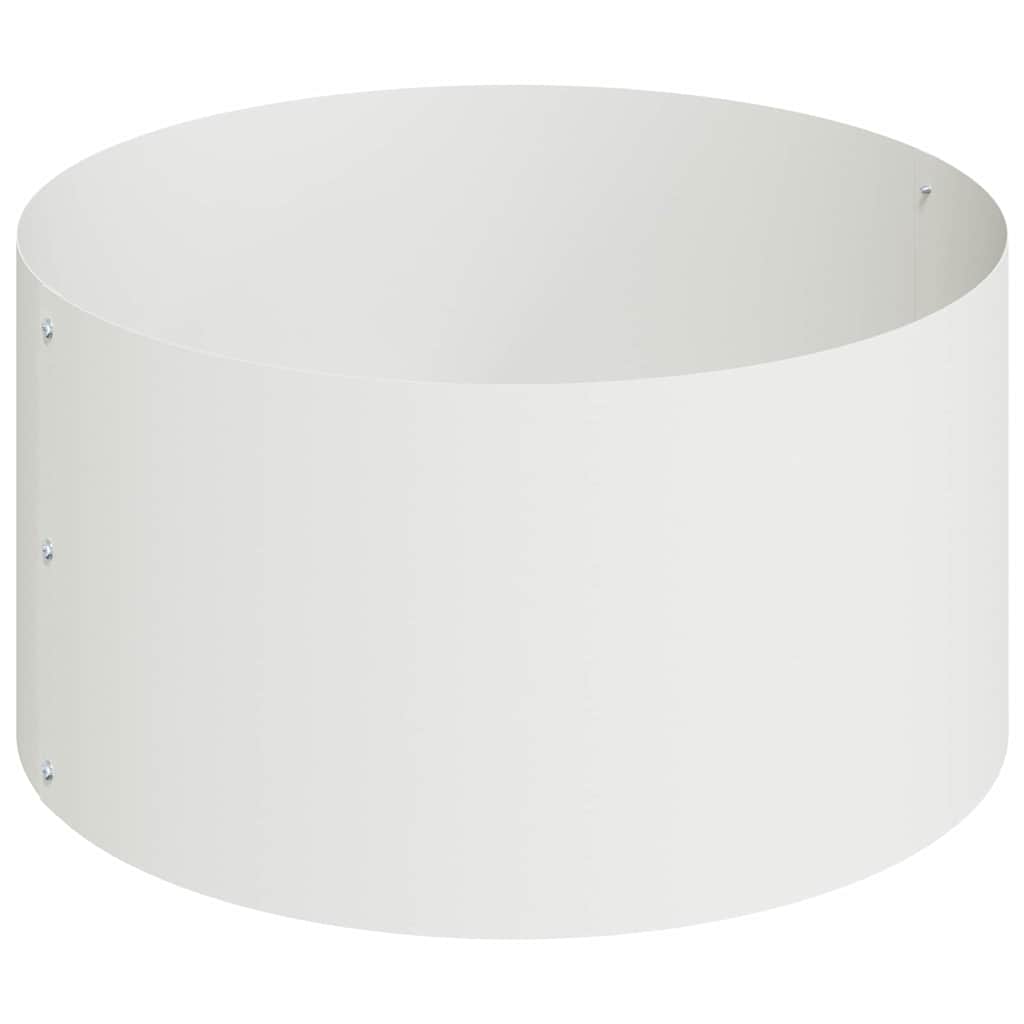 Vaso da giardino Bianco 120 x 120 x 20 cm