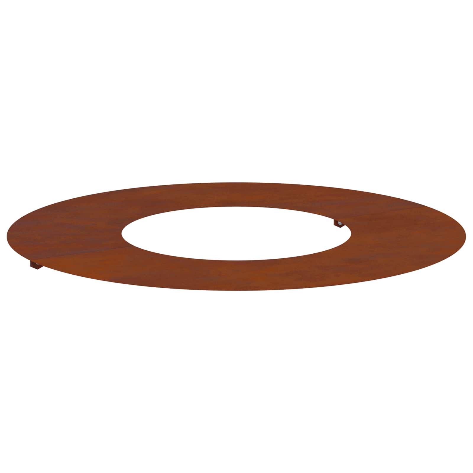 adatto per Anello d'Albero Piatto Ruggine Ø30/60 cm