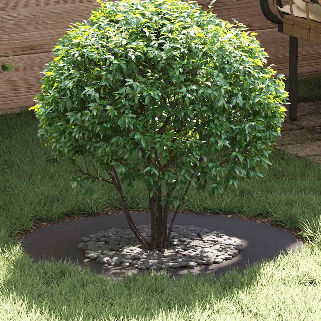 adatto per Anelli d'Albero Piatto 5 pz Nero Ø40/70 cm Acciaio