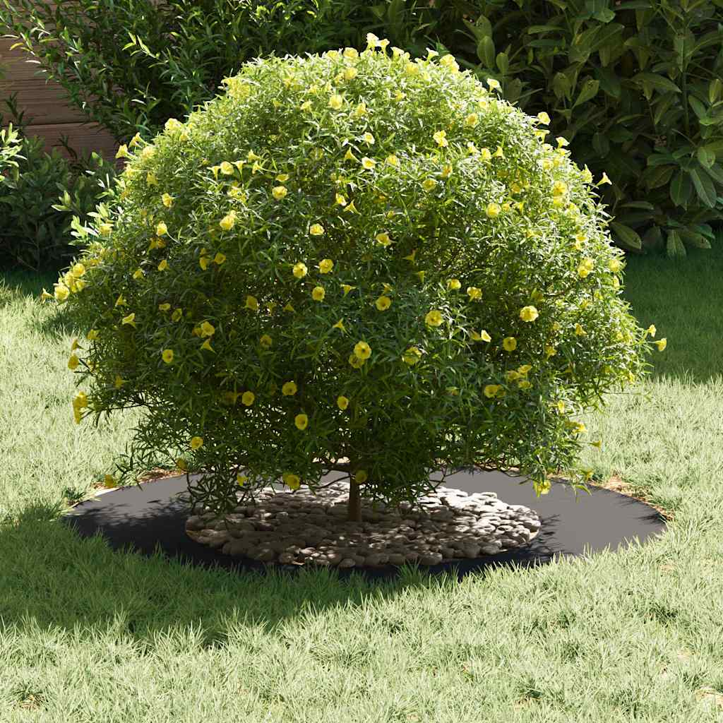 adatto per Anelli d'Albero Piatto 5 pz Nero Ø40/70 cm Acciaio