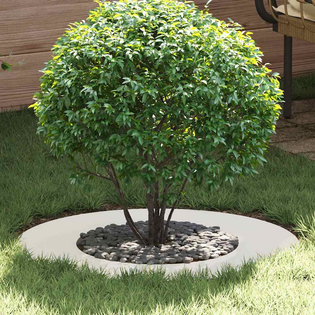 adatto per Anello d'Albero Piatto Bianco Ø40/70 cm Acciaio