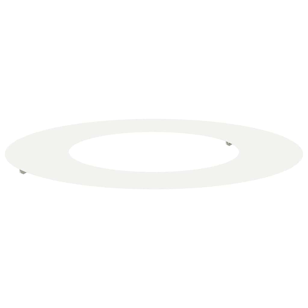 adatto per Anello d'Albero Piatto Bianco Ø40/70 cm Acciaio