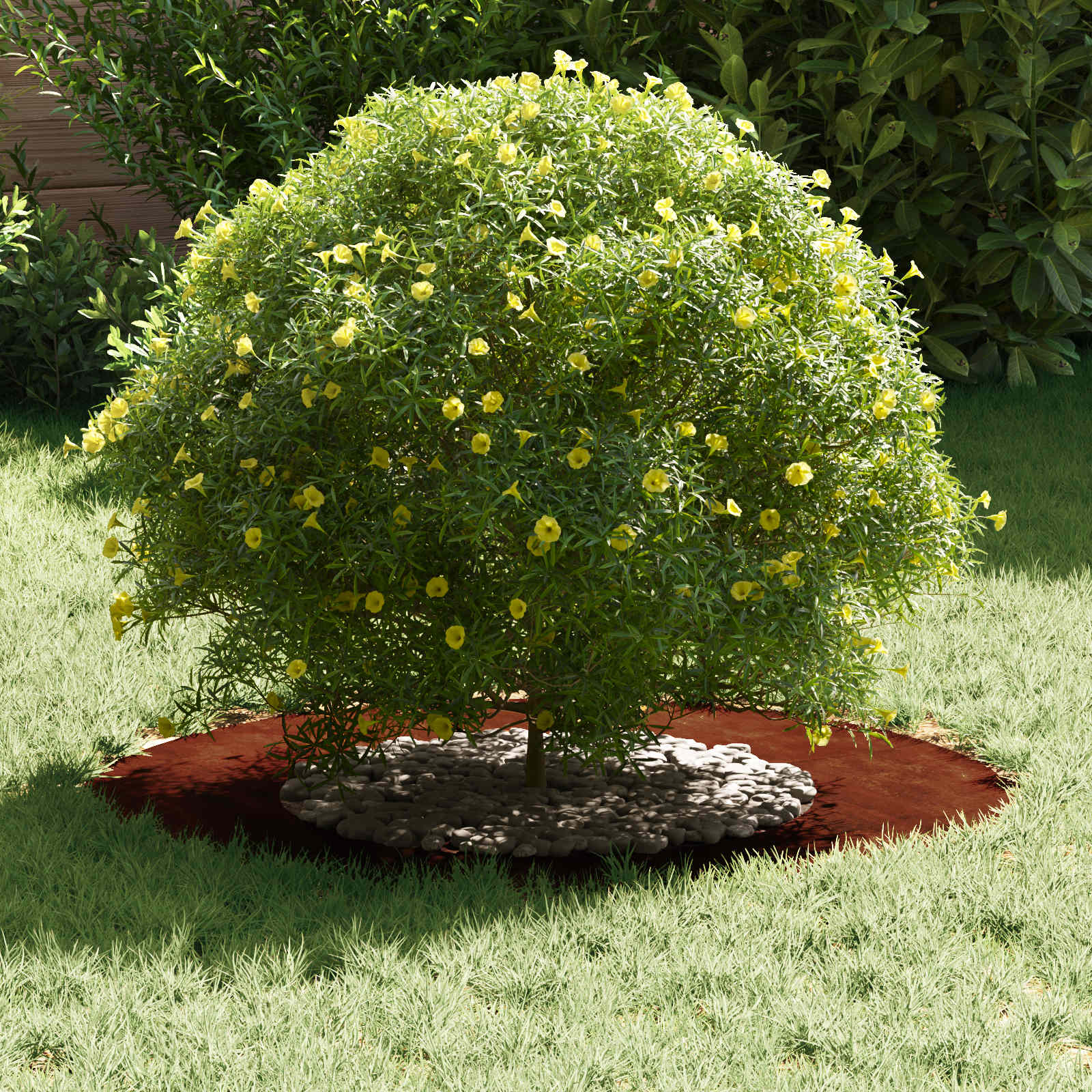 adatto per Anello d'Albero Piatto Ruggine Ø40/70 cm
