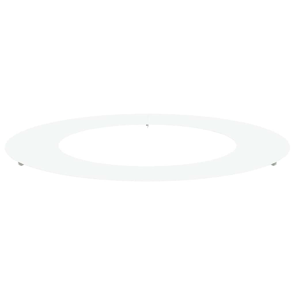 adatto per Anello d'Albero Piatto Bianco Ø50/80 cm Acciaio
