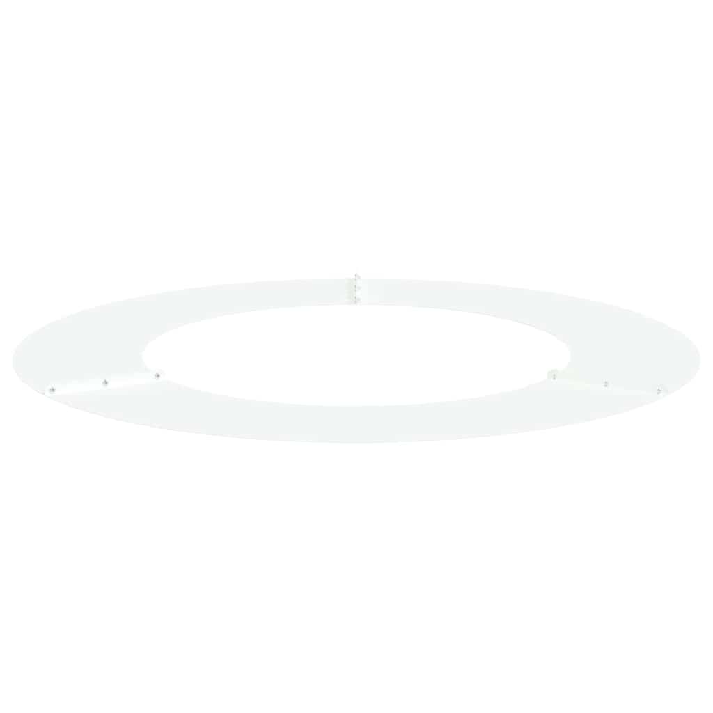 adatto per Anello d'Albero Piatto Bianco Ø50/80 cm Acciaio