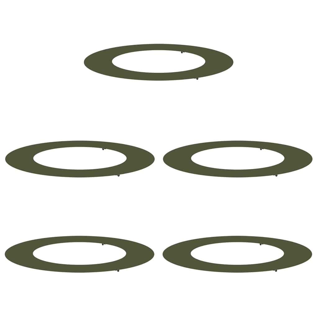 adatto per Anelli d'Albero Piatto 5 pz Oliver verde Ø50/80 cm
