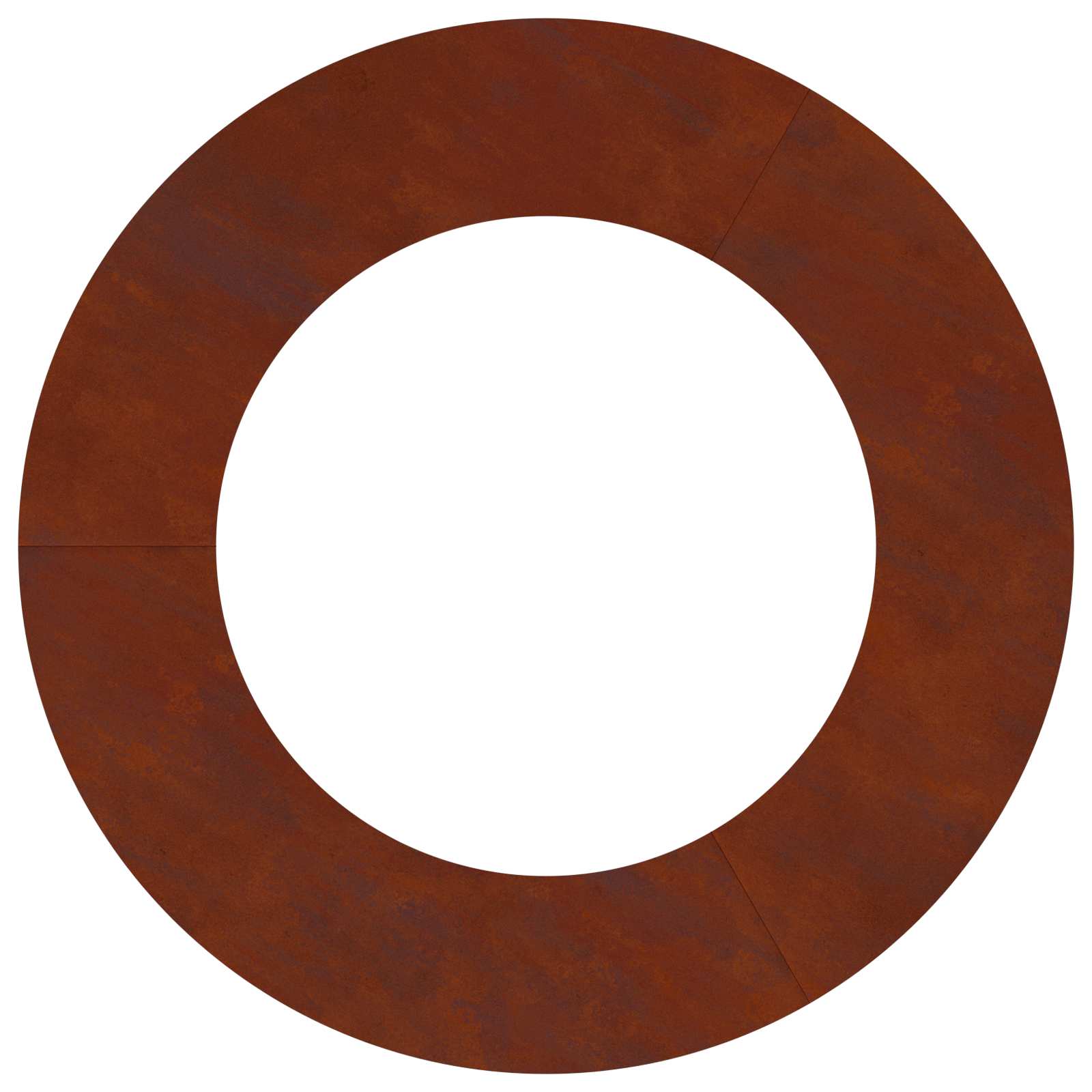 adatto per Anello d'Albero Piatto Ruggine Ø50/80 cm