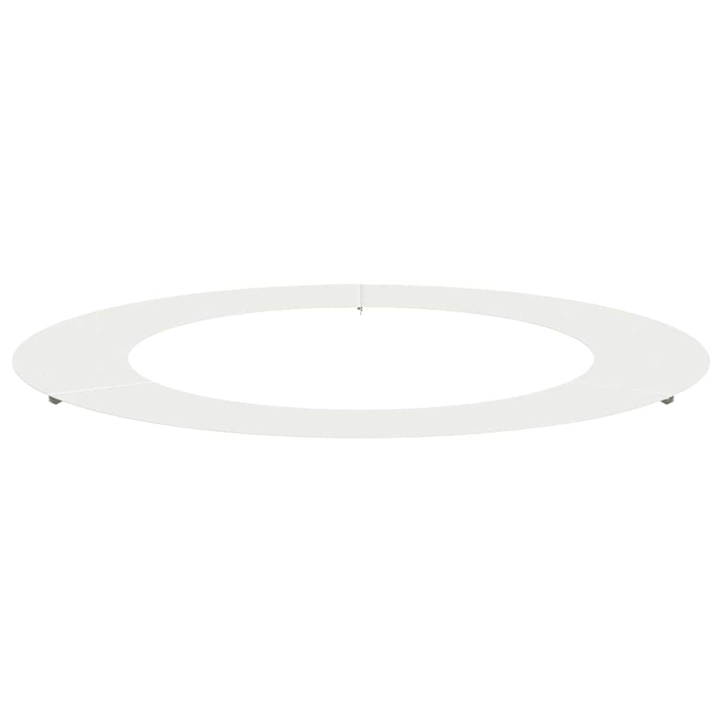 adatto per Anello d'Albero Piatto Bianco Ø60/90 cm Acciaio