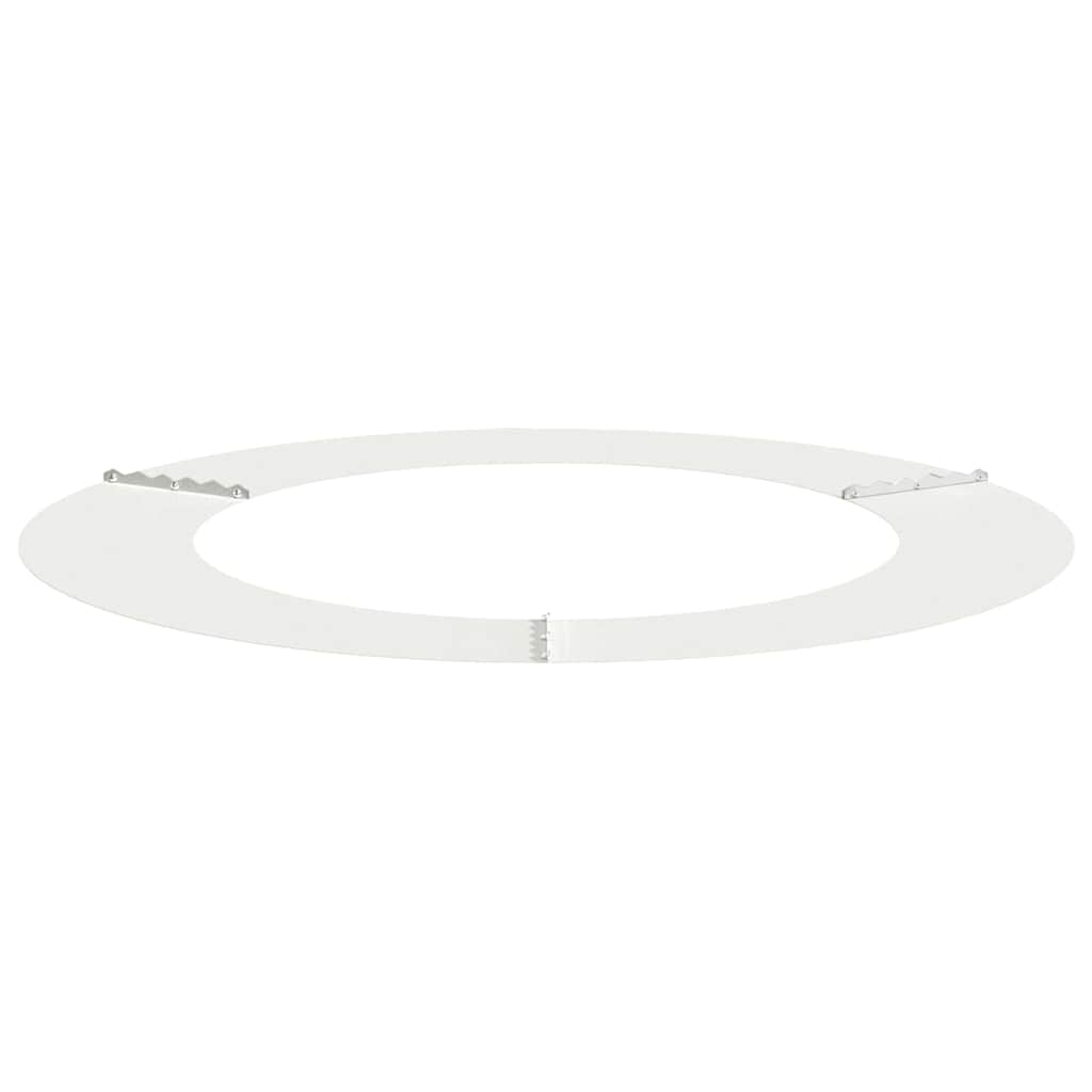 adatto per Anello d'Albero Piatto Bianco Ø60/90 cm Acciaio