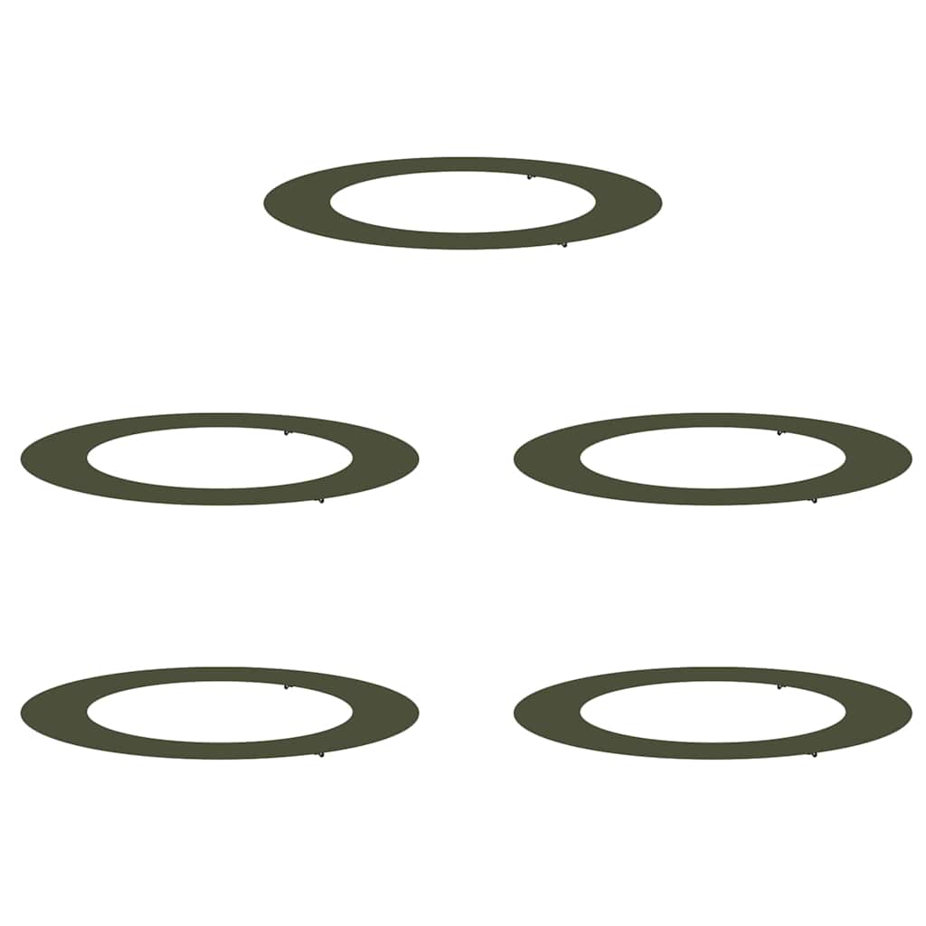 adatto per Anelli d'Albero Piatto 5 pz Oliver verde Ø60/90 cm