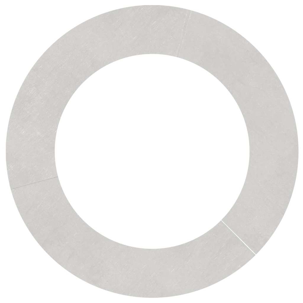 adatto per Anelli d'Albero Piatto 5 pz Argento Ø60/90 cm