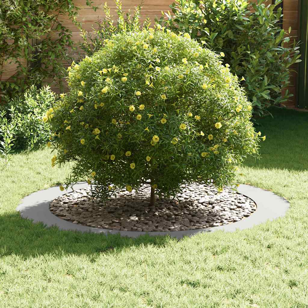 adatto per Anello d'Albero Piatto Bianco Ø90/120 cm Acciaio