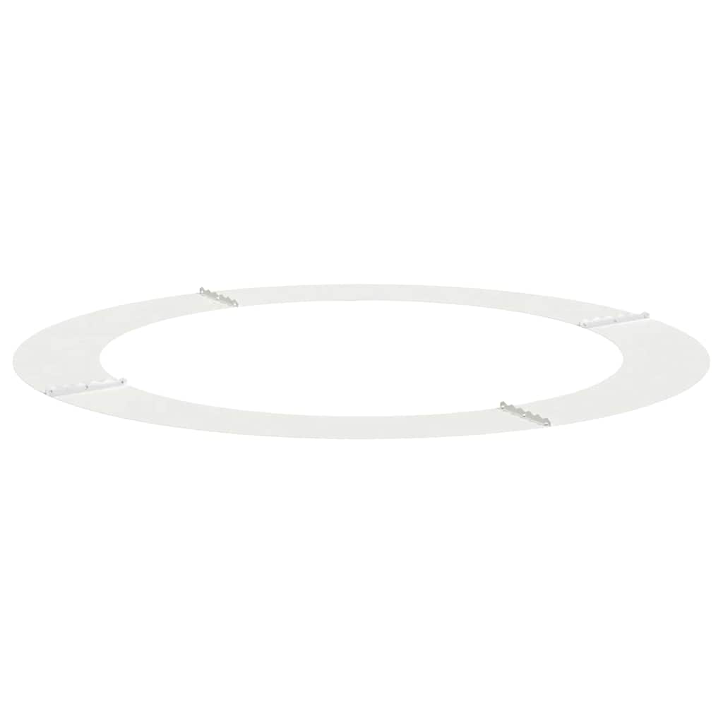 adatto per Anello d'Albero Piatto Bianco Ø90/120 cm Acciaio