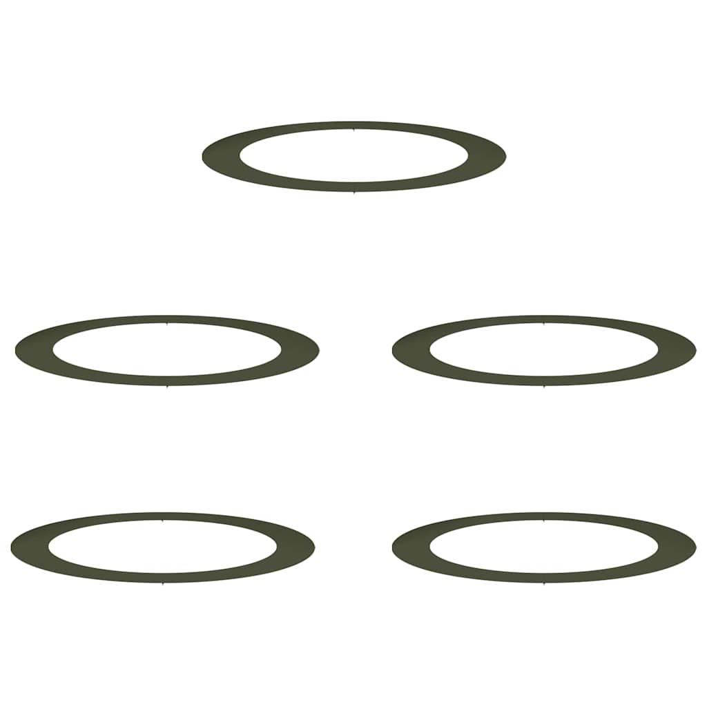 adatto per Anelli d'Albero Piatto 5 pz Oliver verde Ø90/120 cm