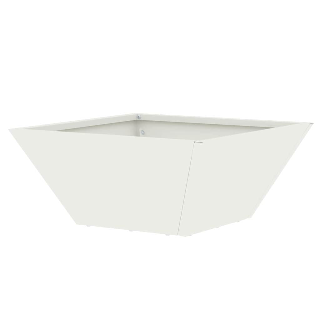 Vaso da giardino Bianco 35 x 35 x 15 cm