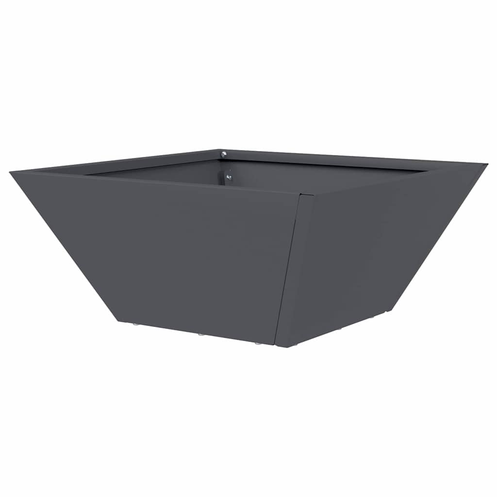 Vaso da giardino 5 pz Antracite 35 x 35 x 15 cm