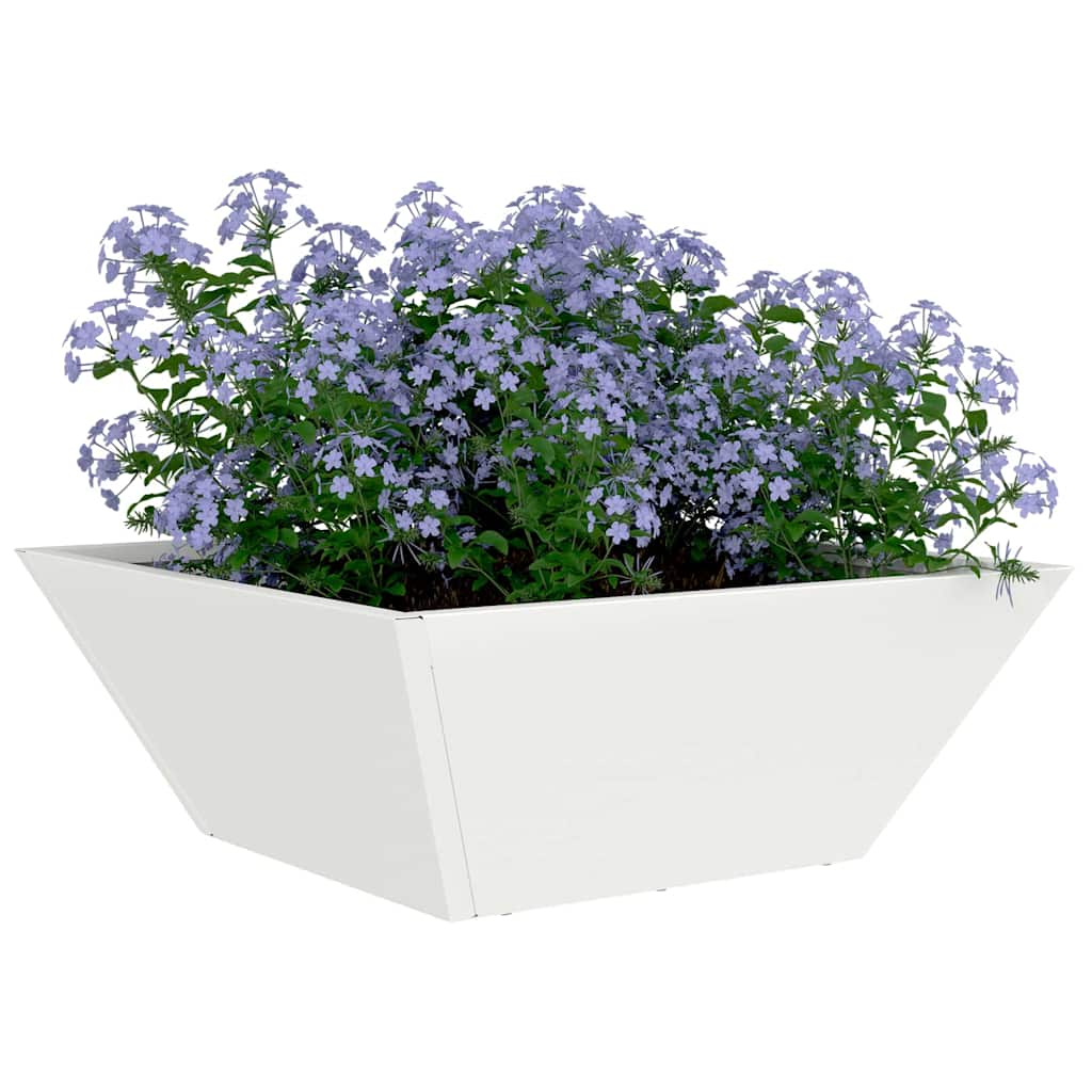 Vaso da giardino Bianco 40 x 40 x 15 cm