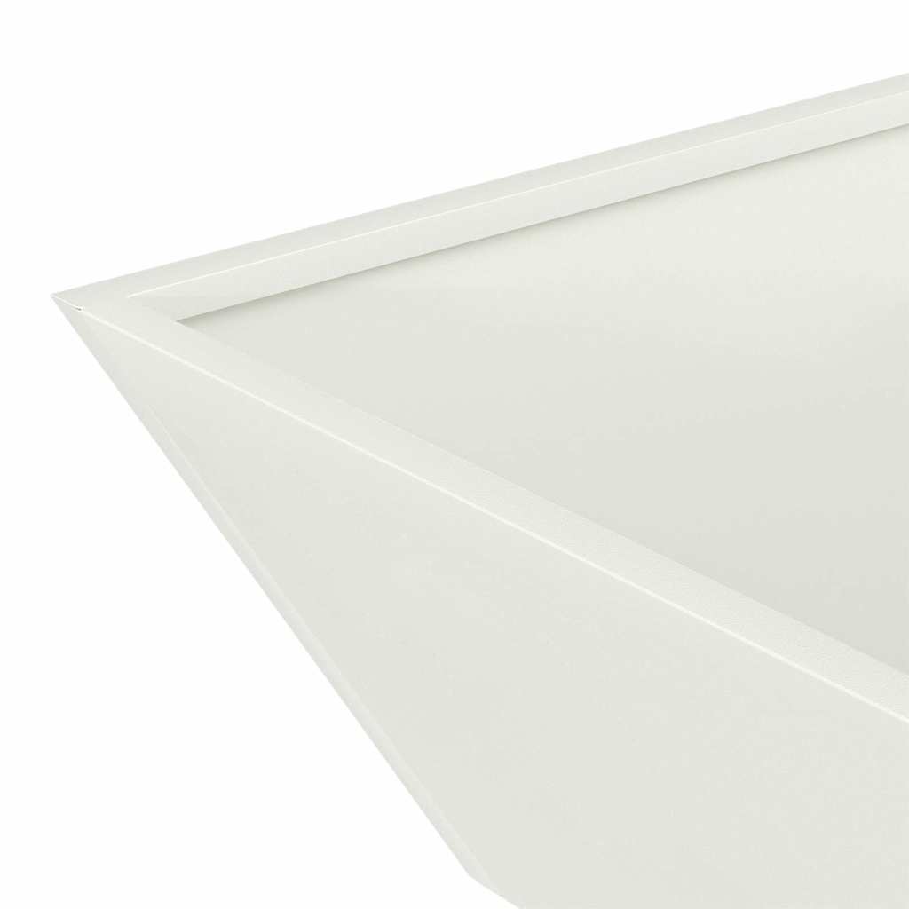 Vaso da giardino 5 pz Bianco 50 x 50 x 15 cm