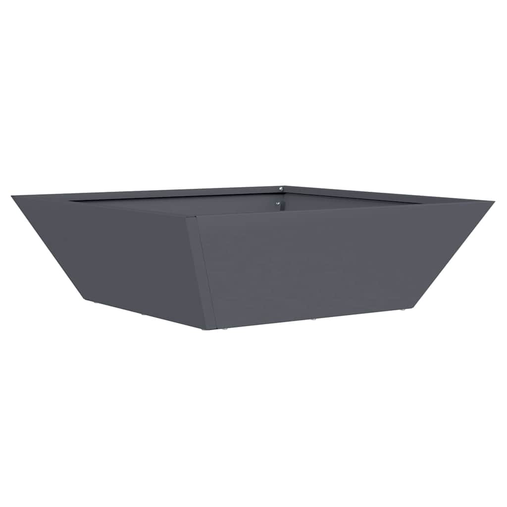 Vaso da giardino 5 pz Antracite 50 x 50 x 15 cm
