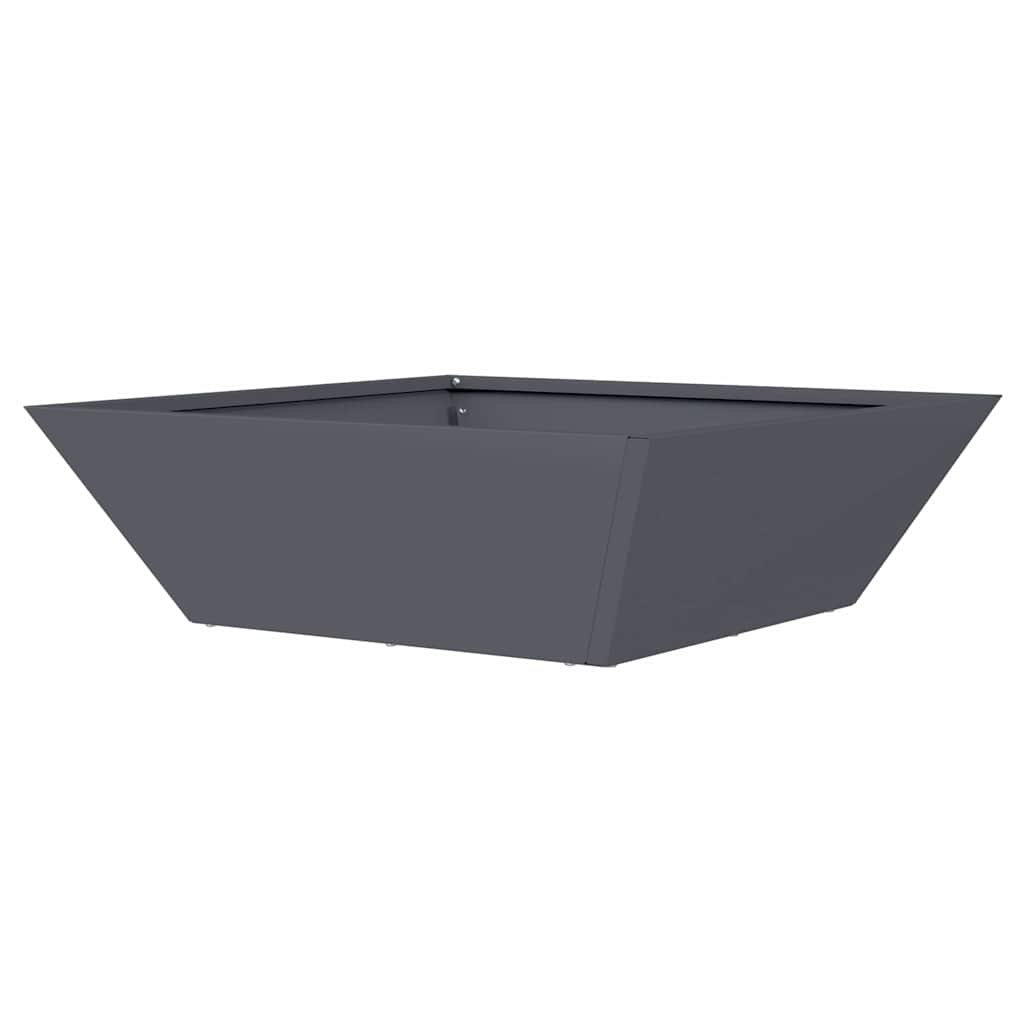 Vaso da giardino 5 pz Antracite 50 x 50 x 15 cm