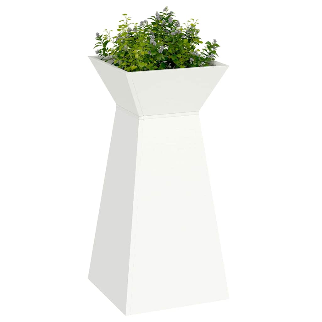 Vaso a Pilastro Bianco 35 x 35 x 73 cm