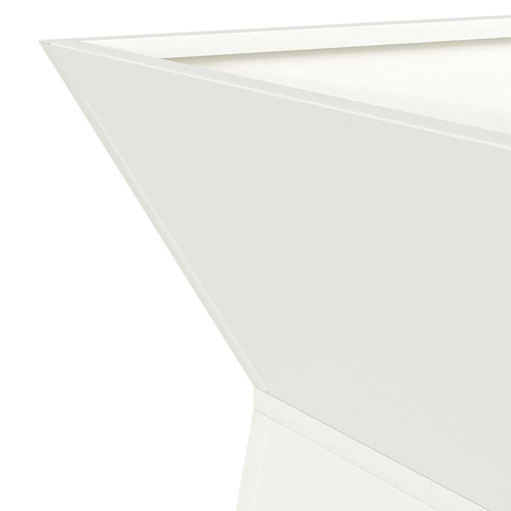 Vaso a Pilastro Bianco 35 x 35 x 73 cm