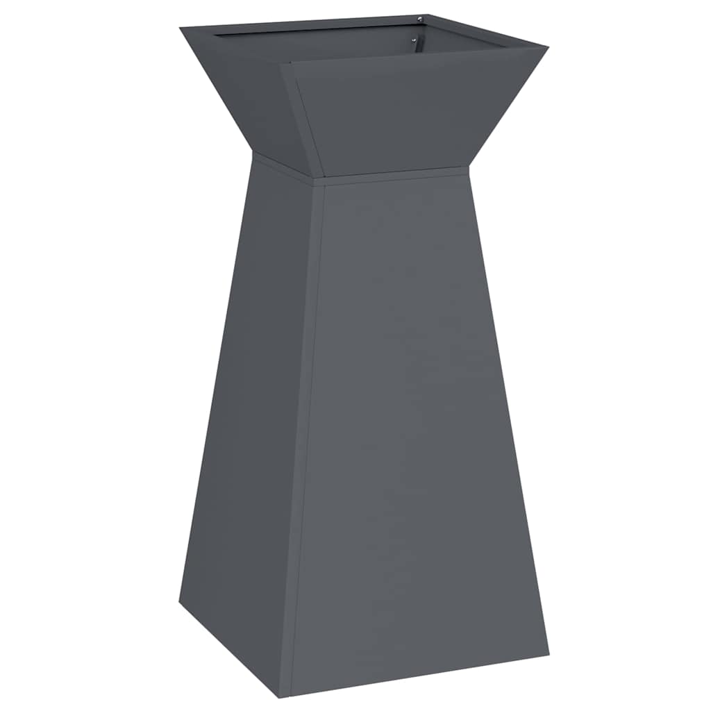 Vaso a Pilastro Antracite 35 x 35 x 73 cm