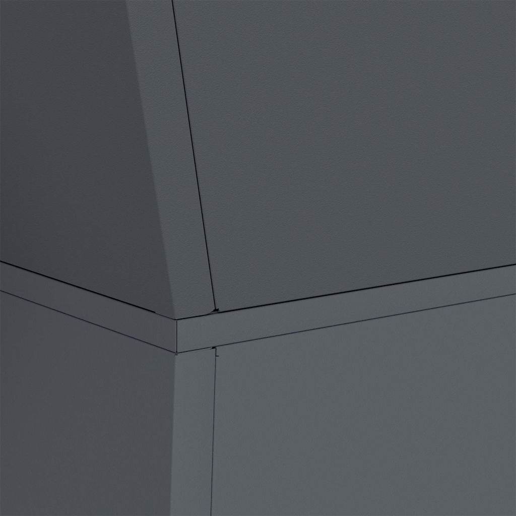 Vaso a Pilastro Antracite 35 x 35 x 73 cm