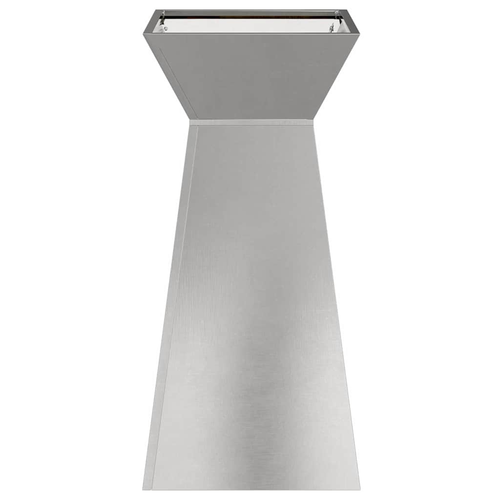 Vaso a Pilastro Argento 35 x 35 x 73 cm Acciaio Inox