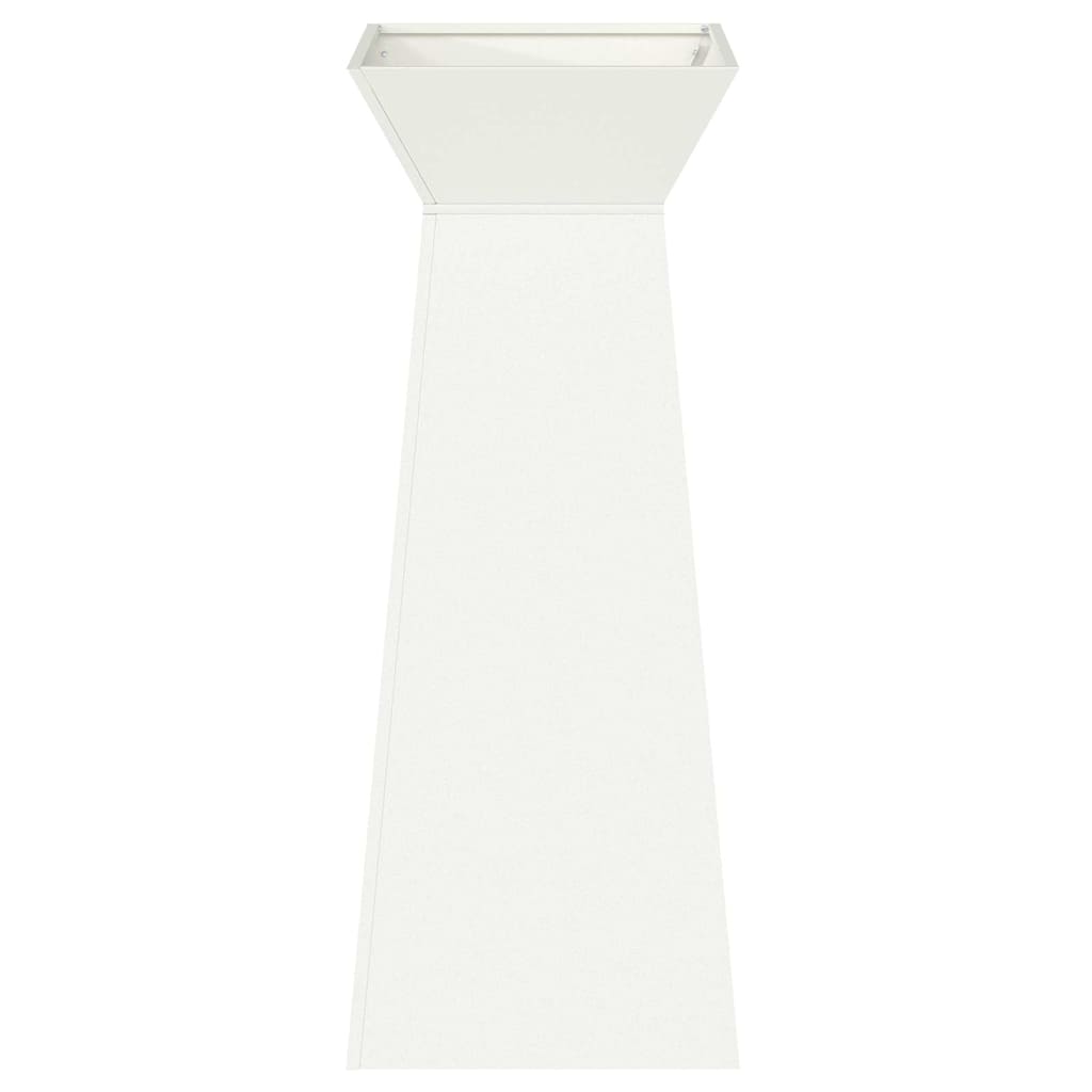 Vaso a Pilastro Bianco 40 x 40 x 100 cm