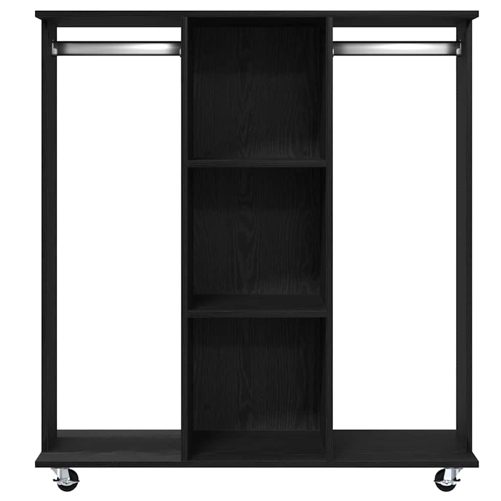 Guardaroba Rovere Nero 102 x 38 x 110 cm Legno ingegnerizzato