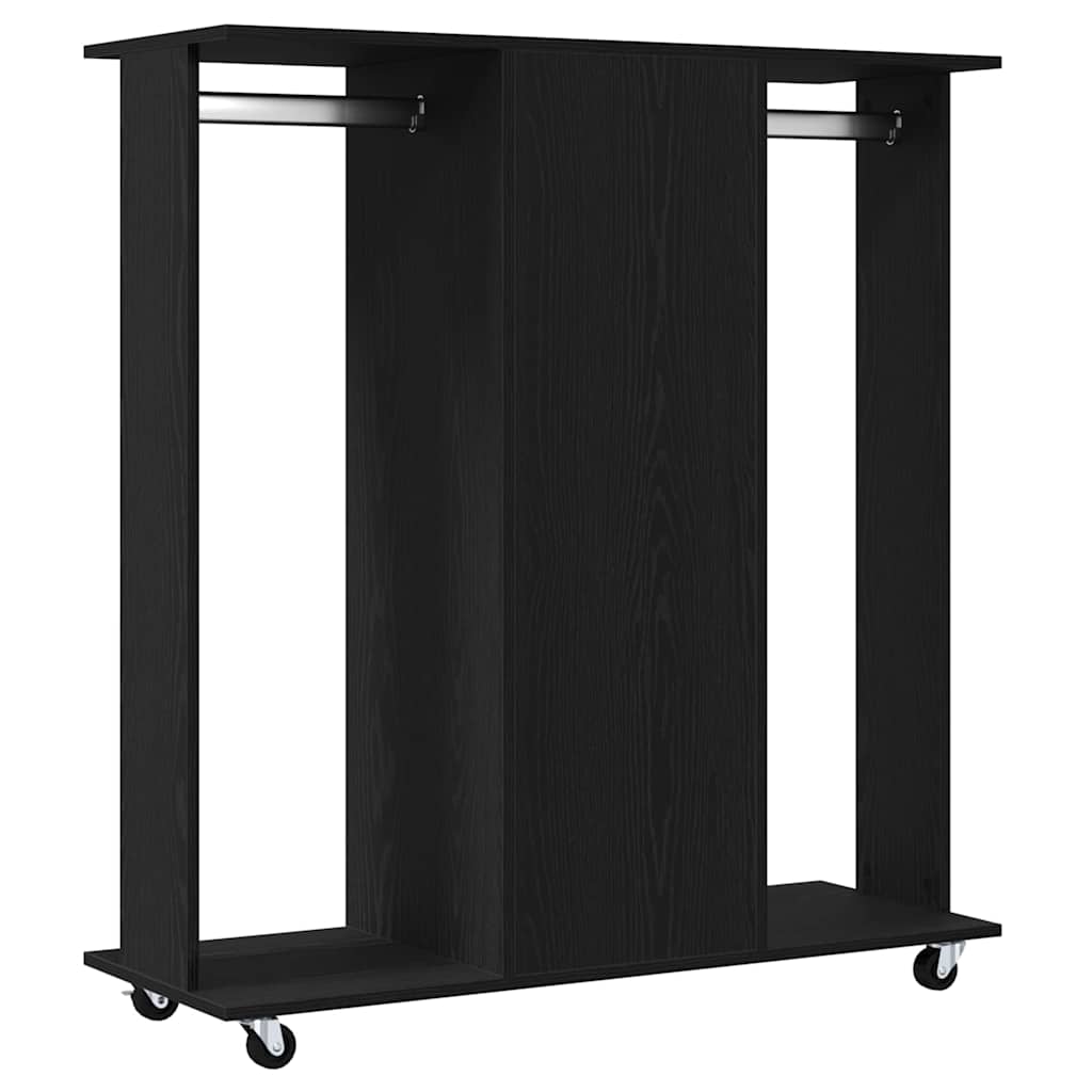 Guardaroba Rovere Nero 102 x 38 x 110 cm Legno ingegnerizzato