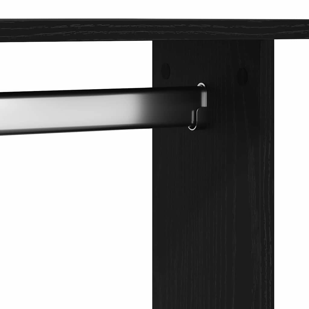 Guardaroba Rovere Nero 102 x 38 x 110 cm Legno ingegnerizzato