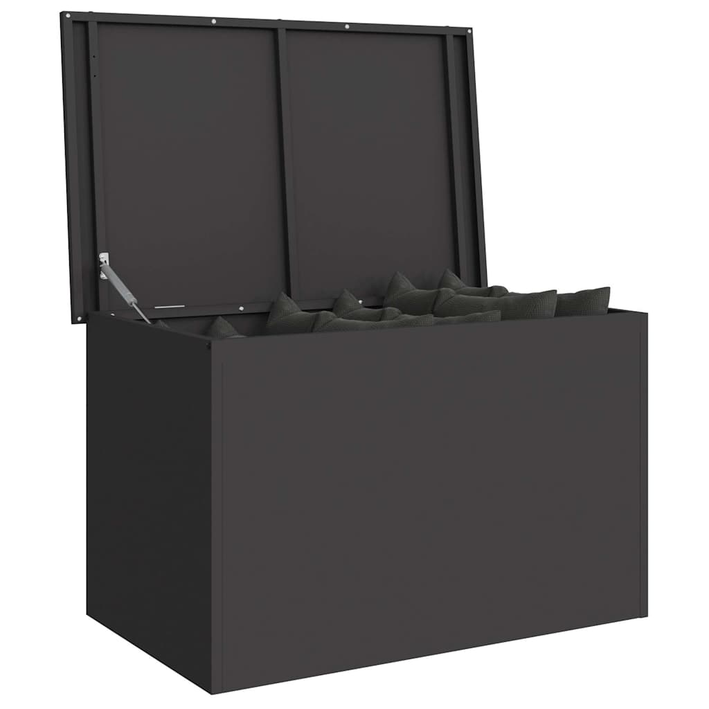 Cassa per cuscini da giardino Acciaio zincato 80 x 50,5 x 50 cm
