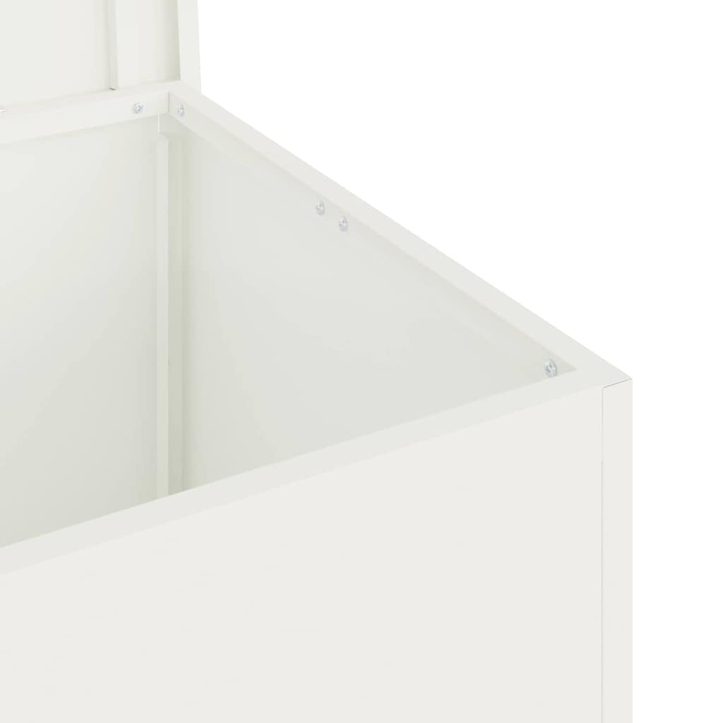 Cassa per cuscini da giardino Acciaio zincato 80 x 50,5 x 50 cm