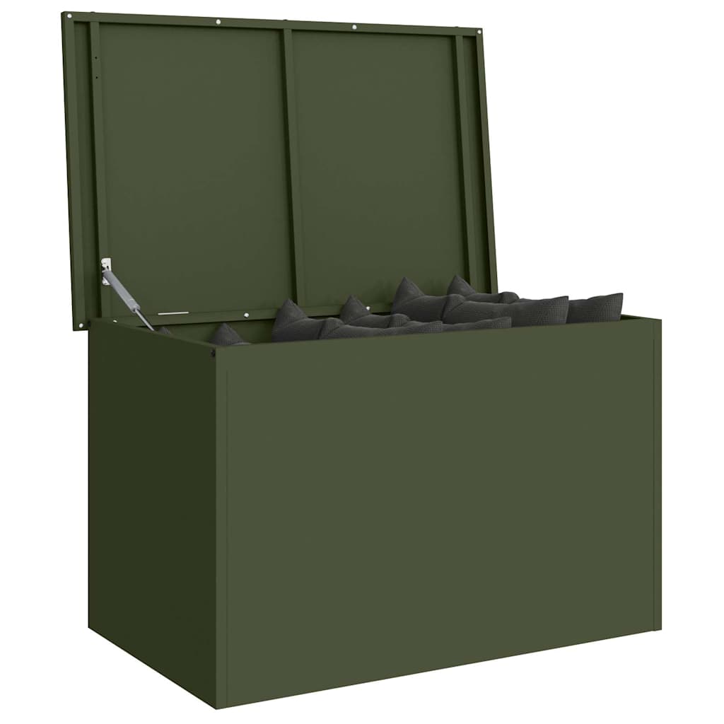 Cassa per cuscini da giardino Acciaio zincato 80 x 50,5 x 50 cm