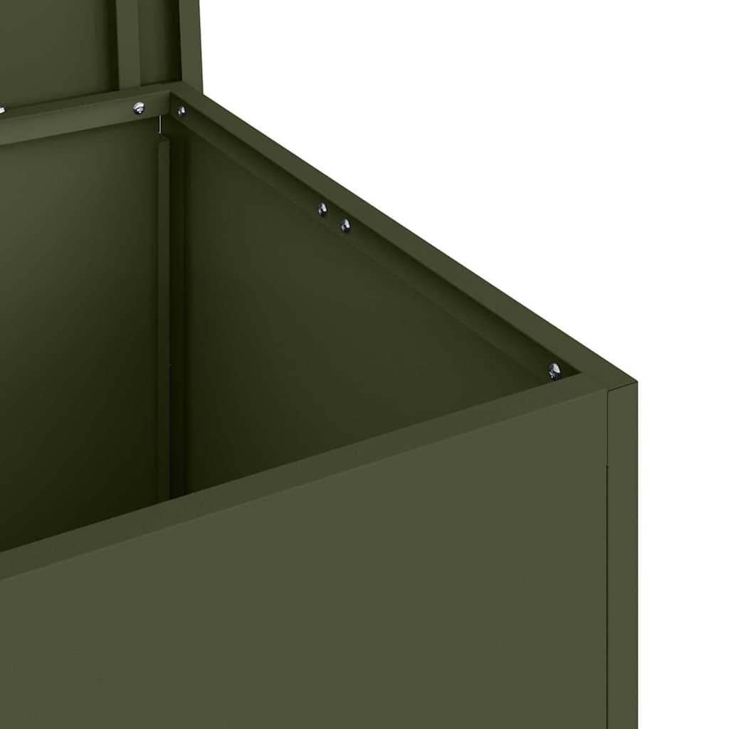 Cassa per cuscini da giardino Acciaio zincato 80 x 50,5 x 50 cm