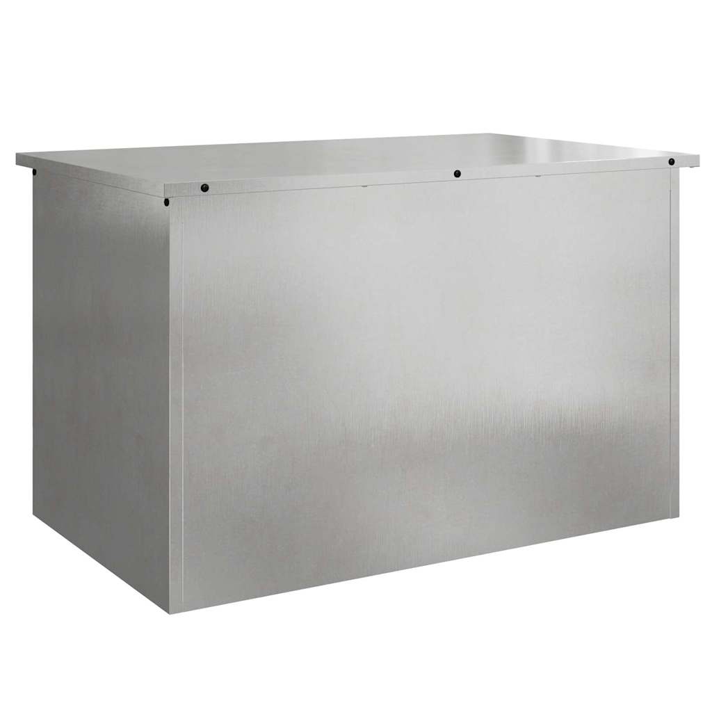 Cassa per cuscini da giardino Acciaio zincato 80 x 50,5 x 50 cm