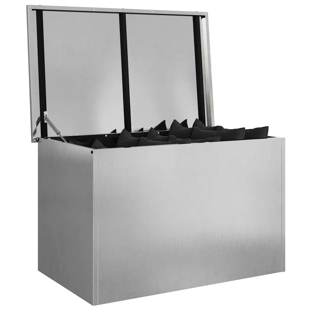 Cassa per cuscini da giardino Acciaio zincato 80 x 50,5 x 50 cm