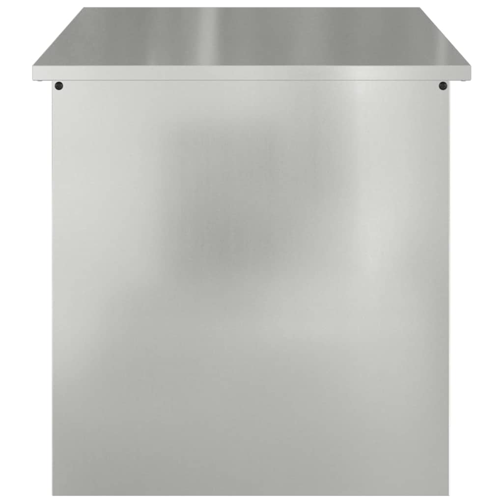 Cassa per cuscini da giardino Acciaio zincato 80 x 50,5 x 50 cm