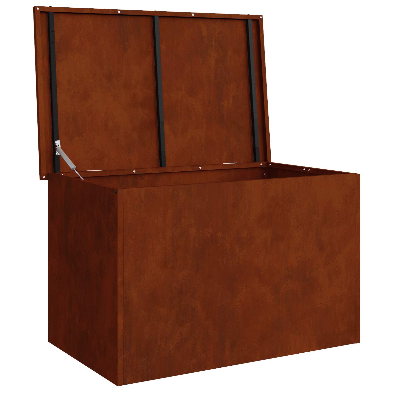 Cassa per cuscini da giardino Acciaio zincato 80 x 50,5 x 50 cm