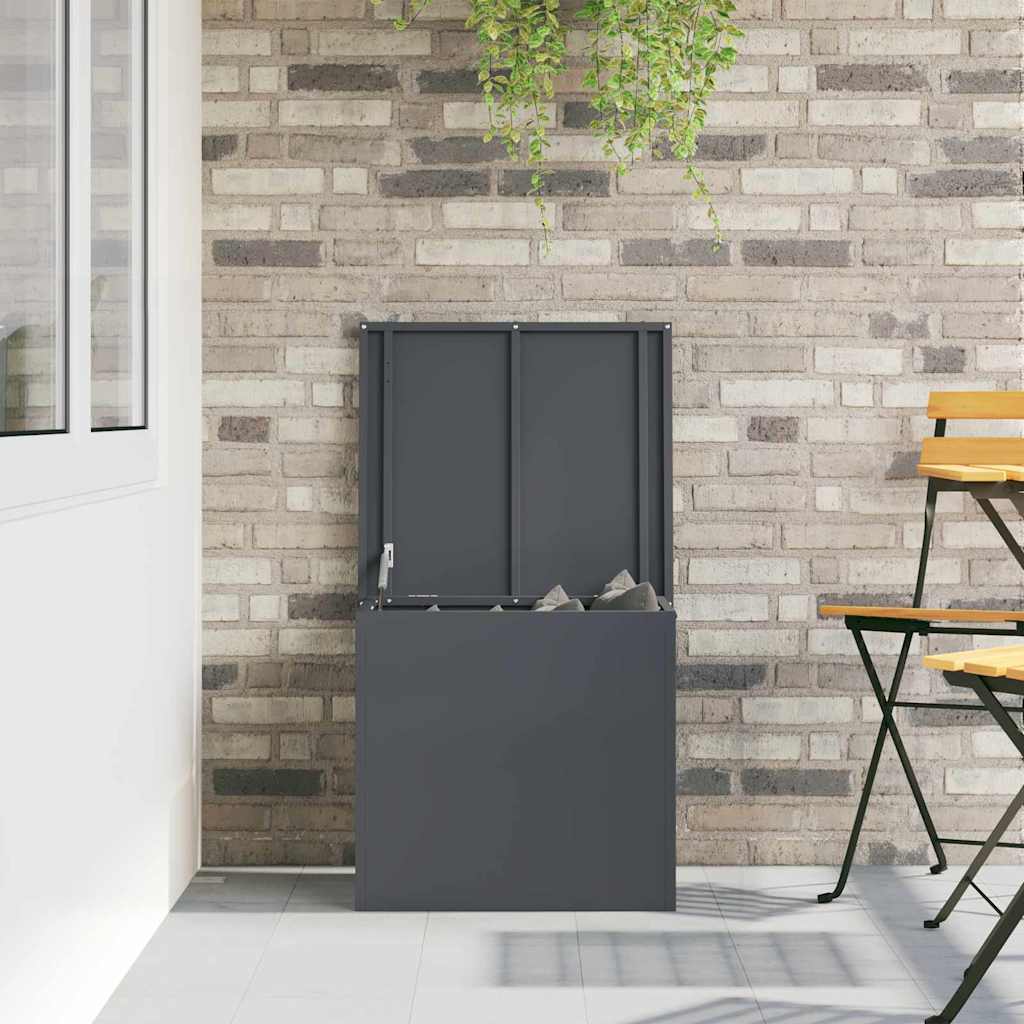 Cassa per cuscini da giardino Acciaio zincato 55 x 50,5 x 50 cm