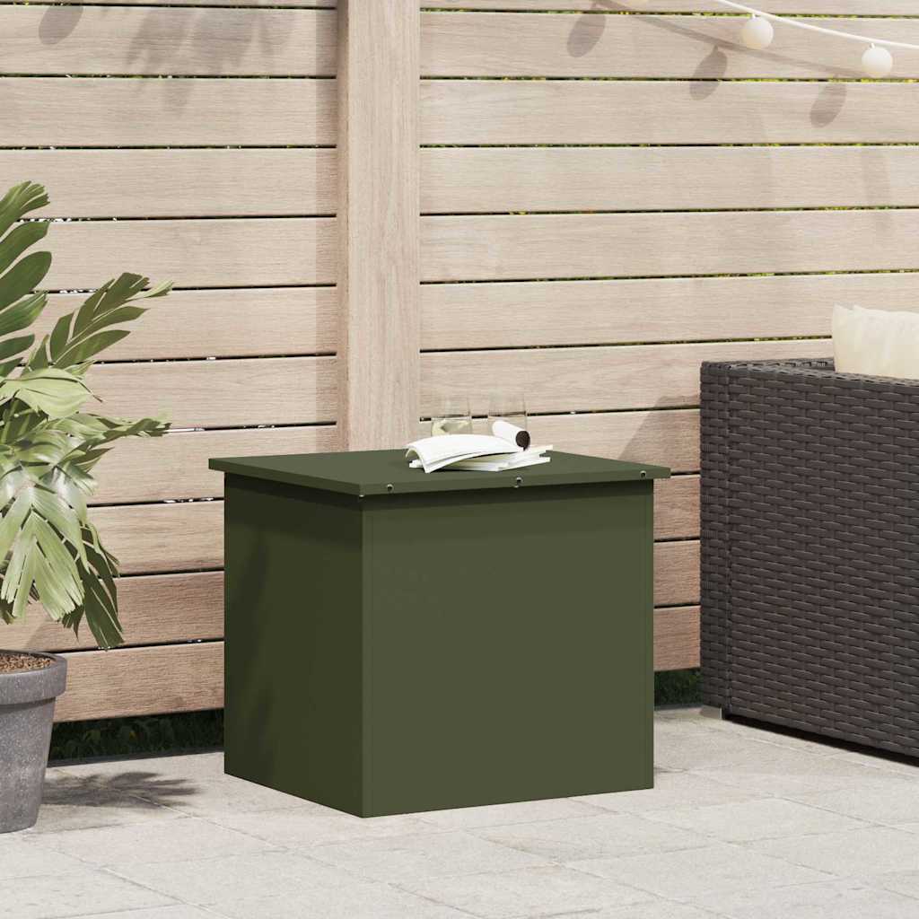 Cassa per cuscini da giardino Acciaio zincato 55 x 50,5 x 50 cm