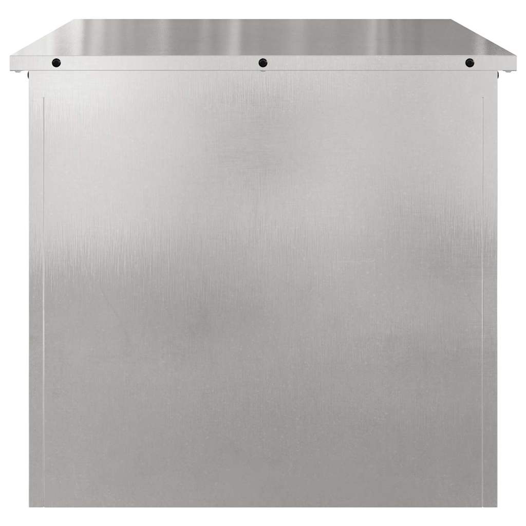Cassa per cuscini da giardino Acciaio zincato 55 x 50,5 x 50 cm