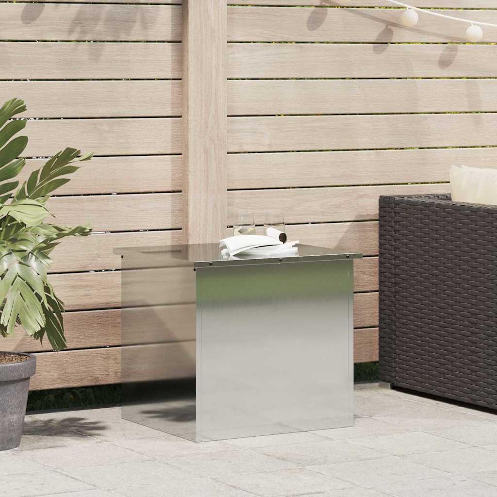 Cassa per cuscini da giardino Acciaio zincato 55 x 50,5 x 50 cm