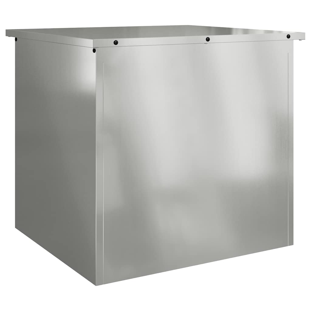 Cassa per cuscini da giardino Acciaio zincato 55 x 50,5 x 50 cm