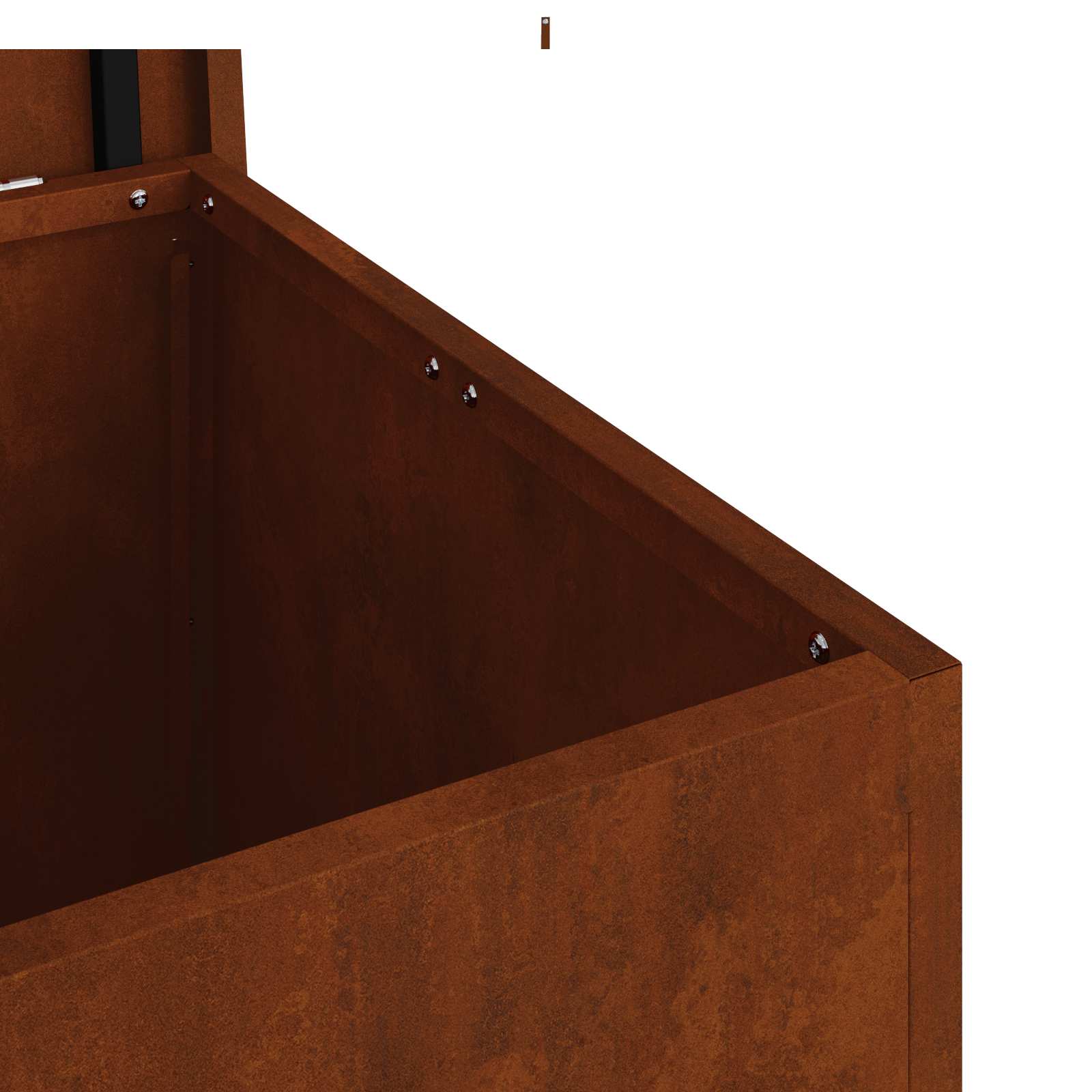 Cassa per cuscini da giardino Acciaio zincato 55 x 50,5 x 50 cm