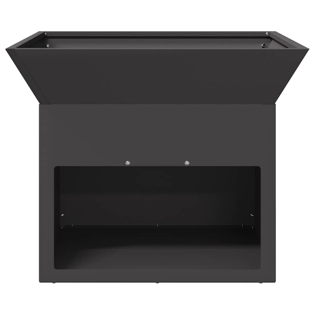 Focolare Nero 50 x 50 x 40 cm Acciaio
